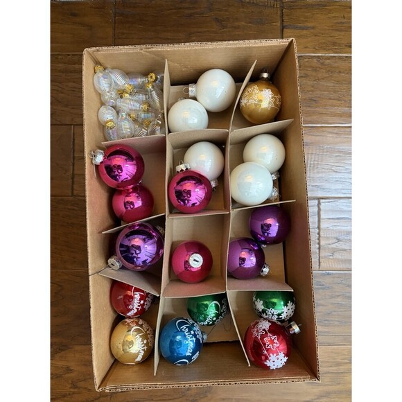 Unbranded Other - VTG Lot/67 Guntermann Drunck D&G Shine Brite Glass Christmas Ornaments